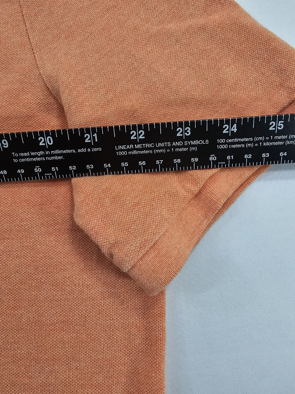 Polo‎ Ralph Lauren Classic Fit Polo Men's L Orange Short Sleeve Blue Logo Shirt